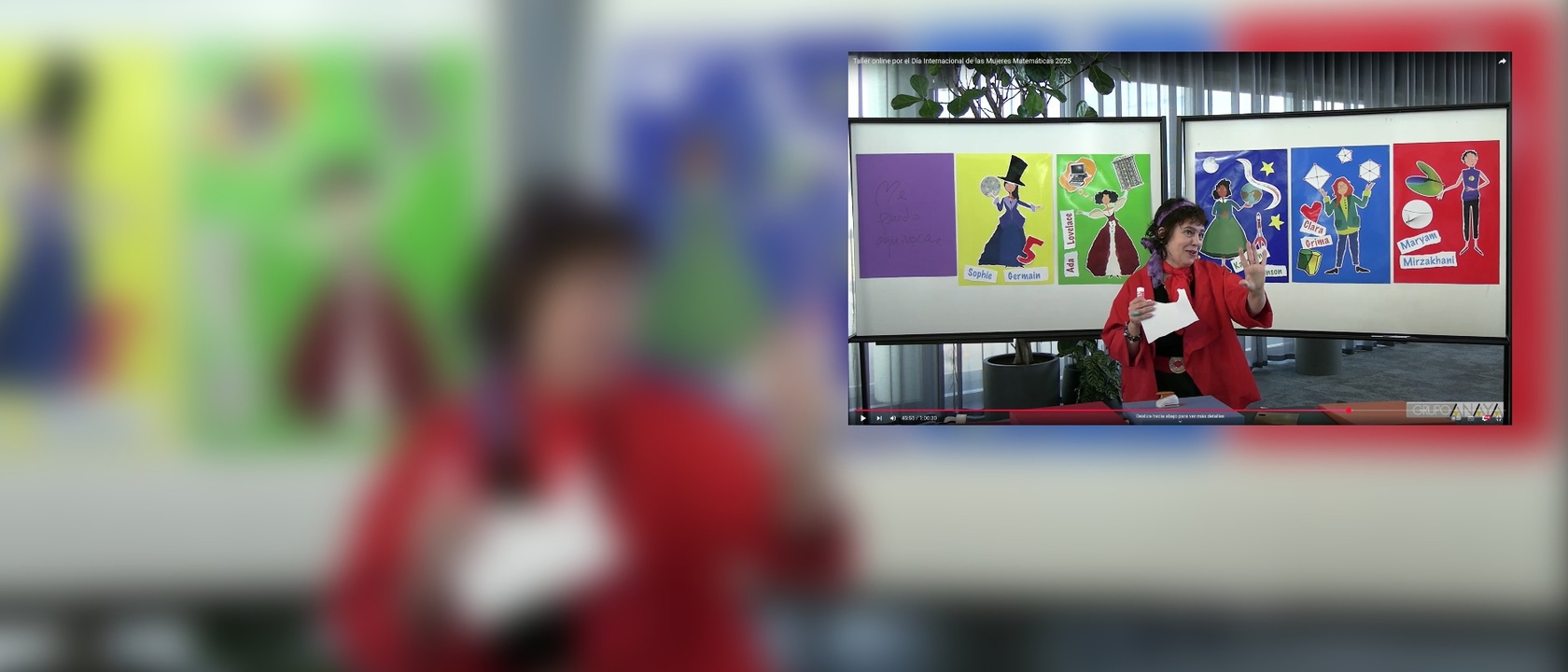 D&iacute;a Mujeres Matem&aacute;ticas 2025 actividad video