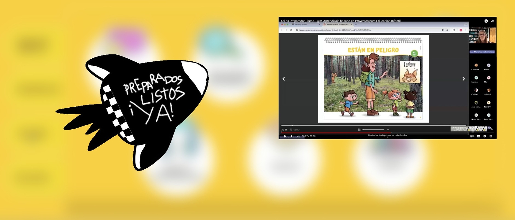 Preparados, listos... &iexcl;ya! Proyectos para Educaci&oacute;n Infantil webinar
