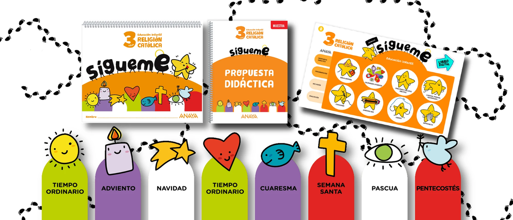 S&iacute;gueme, Religi&oacute;n Cat&oacute;lica para Infantil